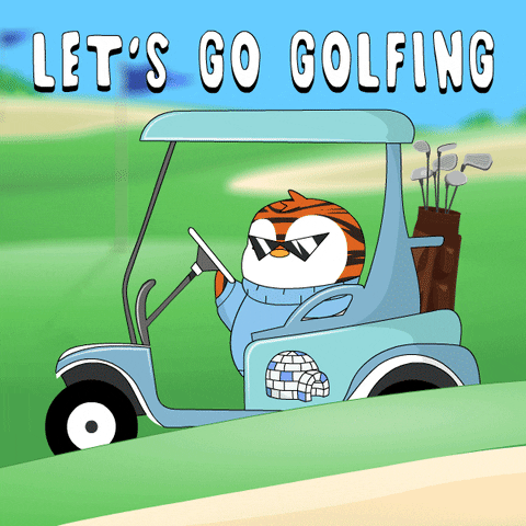 Golfing Hole In One GIF by Pudgy Penguins