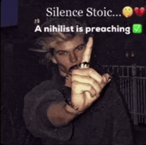 Silence Philosophy GIF