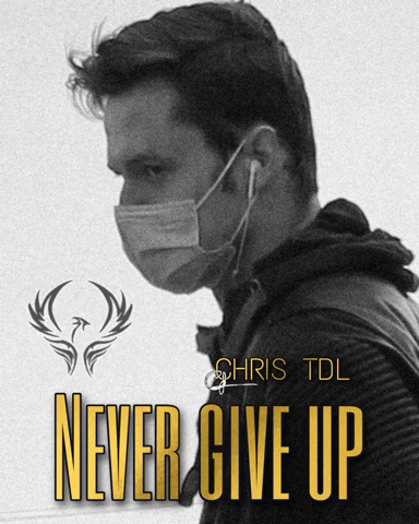 Never Give Up Gold GIF by Chris TDL