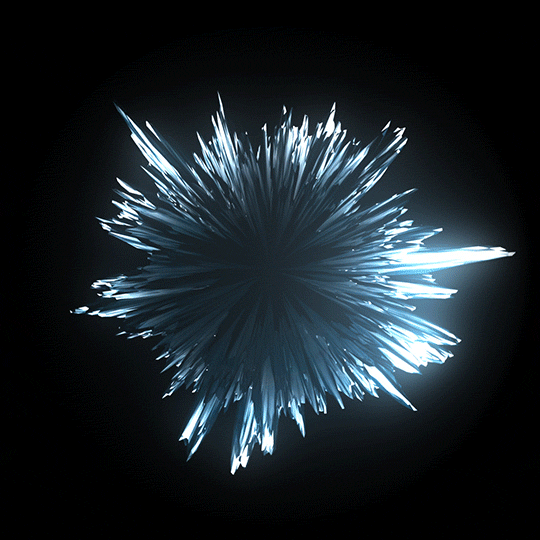 glow crystal shard GIF by xponentialdesign