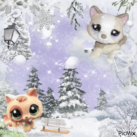 Littlest Pet Shop Winter GIF