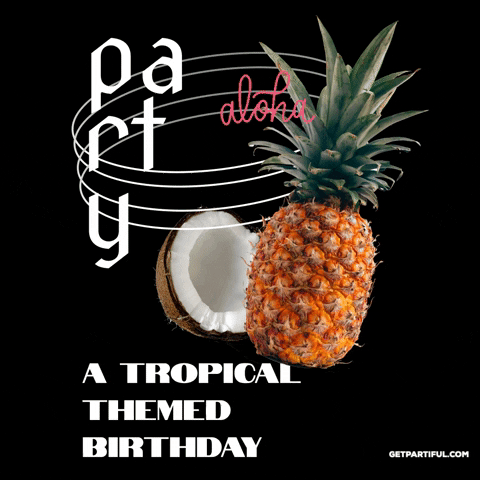 Tropical Party GIF by Partiful