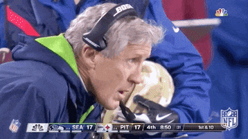 Staring Seattle Seahawks GIF by NFL