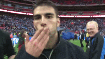 fa cup final 2013 kiss GIF by Wigan Athletic