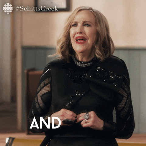 Acting Schitts Creek GIF by CBC