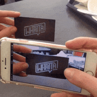 augmented reality business card GIF