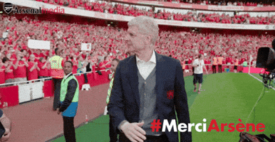 arsene wenger thank you GIF by Arsenal