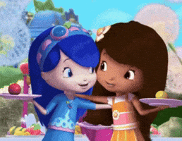 Best Friends Love GIF by Strawberry Shortcake