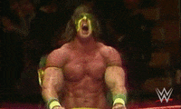 Excited Ultimate Warrior GIF by WWE