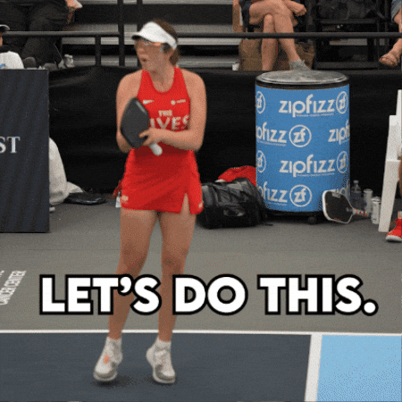 Im Ready Come On GIF by NJ 5s | Major League Pickleball