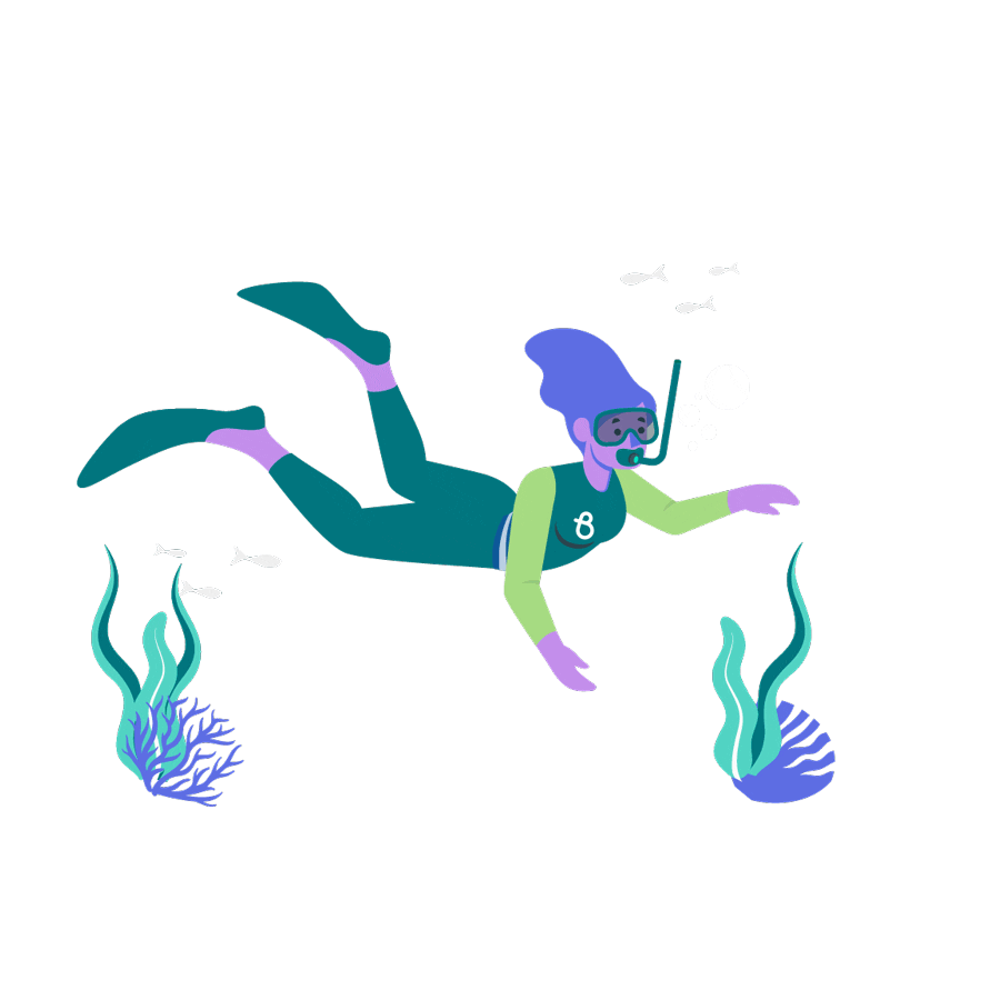 Snorkel Sticker by Bonitour for iOS & Android GIPHY