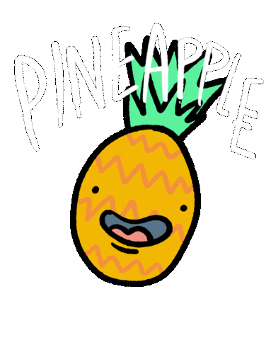 Flowers Pineapple Sticker by WeNeed