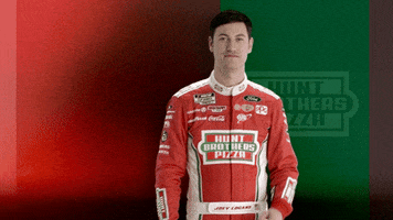 Team Penske Fist Bump GIF by Hunt Brothers® Pizza