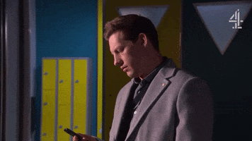 Message Reaction GIF by Hollyoaks