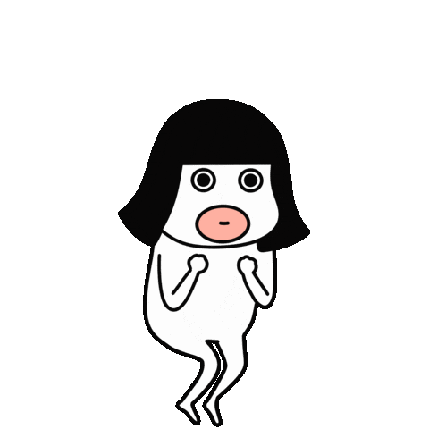 Girl くちびる Sticker