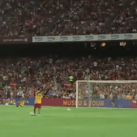 goal crossbar GIF by FC Barcelona