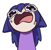 Crying Sticker