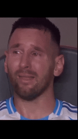 Sad Lionel Messi GIF