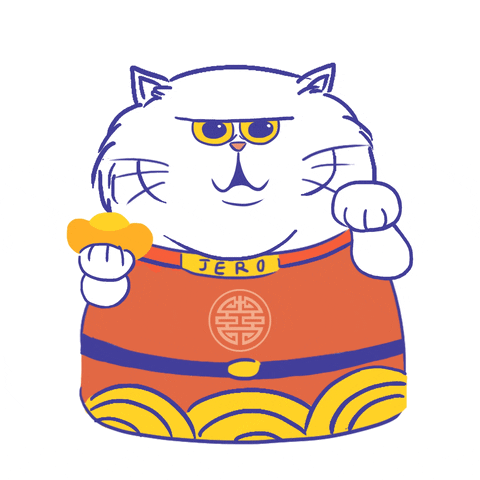 lucky cat gif