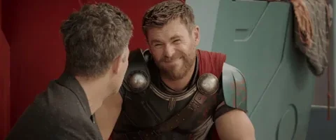 Thor: Ragnarok GIF "Is it though?"