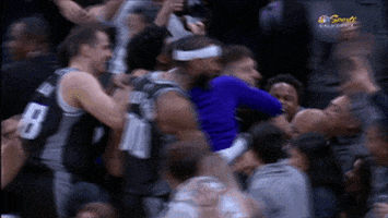 happy lets go GIF by NBA