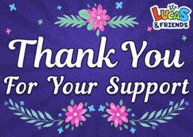 Thank U Love GIF by Lucas and Friends by RV AppStudios