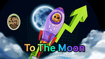 To The Moon GIF by Kahunuts