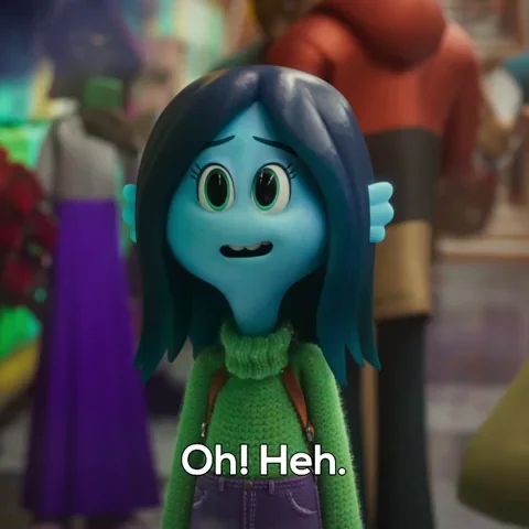 Embarrassed Sudden Realization GIF by Ruby Gillman, Teenage Kraken