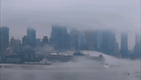 Timelapse Captures Fog Rolling Over New York City