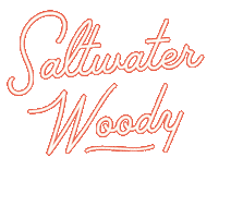Saltwater Woody American Rum Sticker