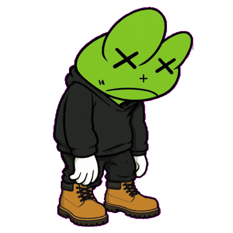 Frog Sticker by ForeverWilin