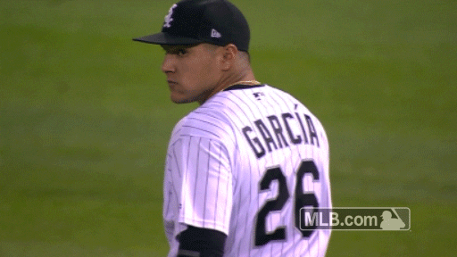 MLB baseball mlb shrug garcia GIF