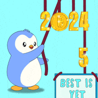 New Year Crypto GIF by Pudgy Penguins New Year Crypto GIF by Pudgy Penguins