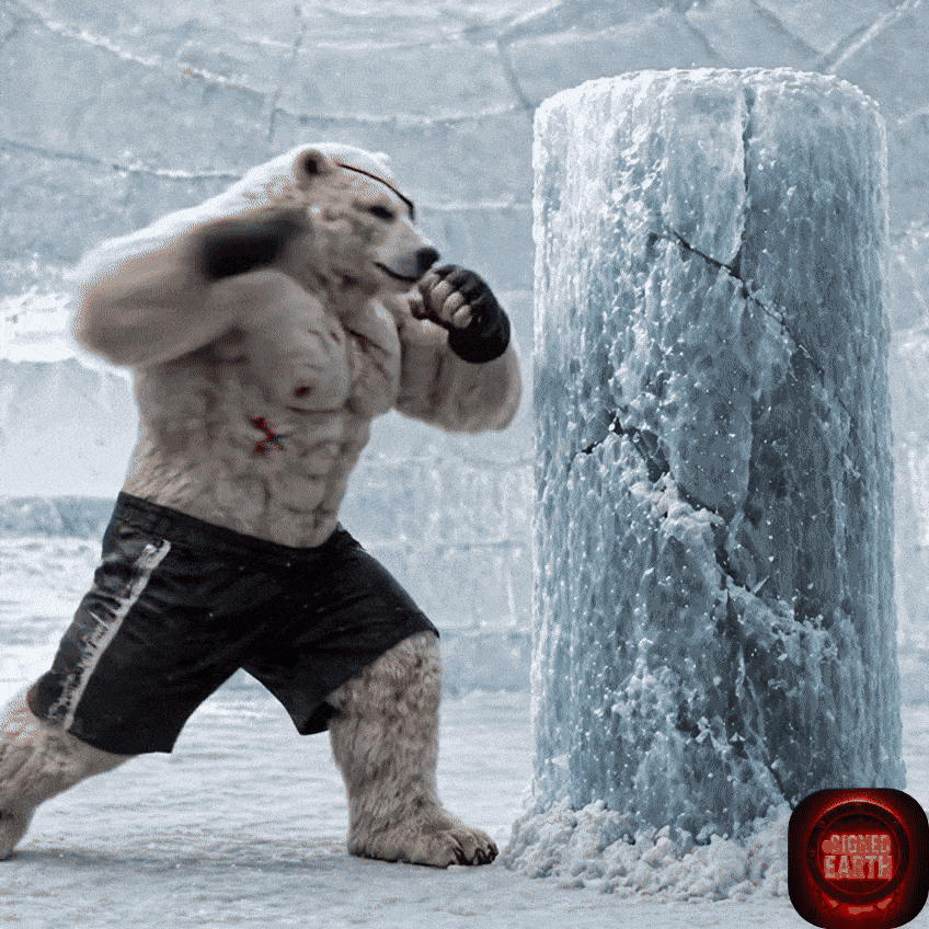 Polar Bear Rage GIF