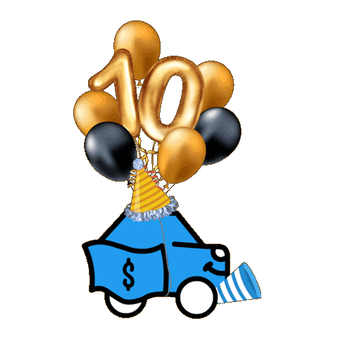 Celebrate Happy Anniversary Sticker by Wheelzy