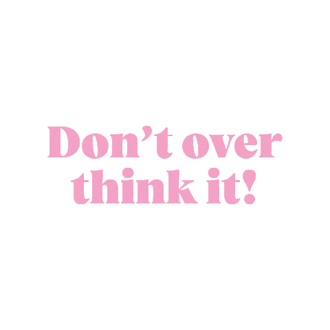 Overthink Sticker