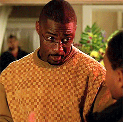 TV gif. Idris Elba as Stringer Bell on The Wire looks down his nose at someone judgmentally, with eyebrows raised, shakes his head then turns around and walks away.