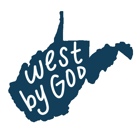 West Virginia Mountains Sticker