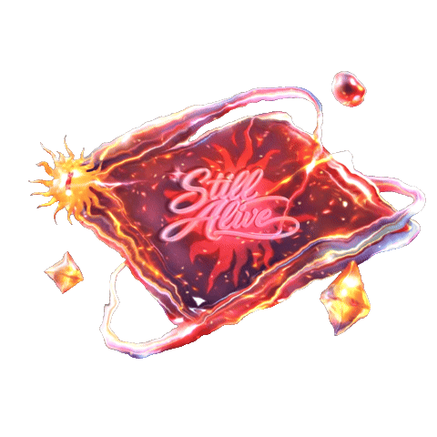 Still Alive Wave Sticker