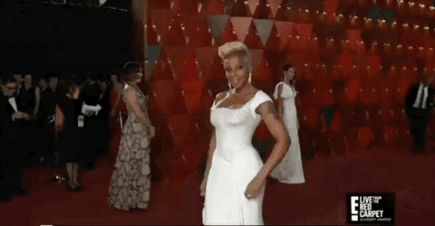 Mary J Blige Oscars Red Carpet GIF by E! - Find & Share on GIPHY