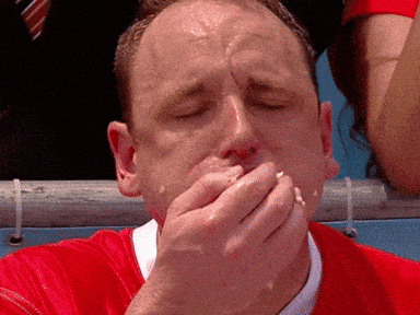 Giphy - joey chestnut eating GIF by ESPN