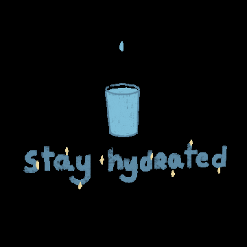 Stay Hydrated Glass Of Water GIF