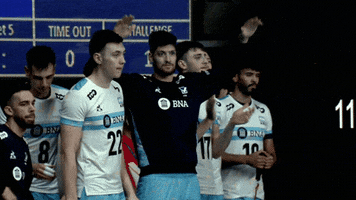Happy Argentina GIF by Volleyball World