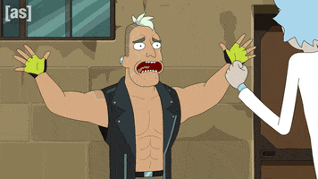 Beat Up Rick And Morty GIF by Adult Swim