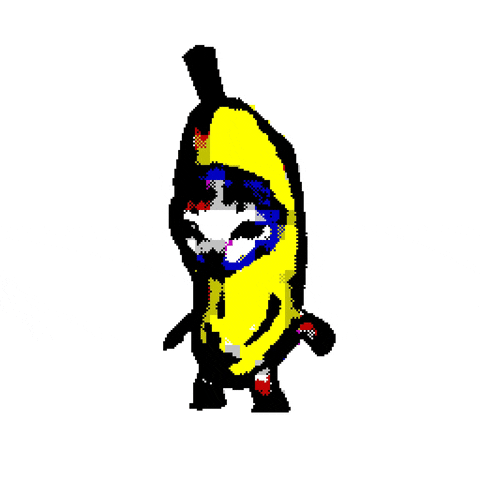 Cat Banana GIF