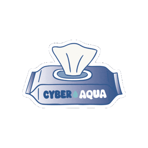 Cyber Aqua Sticker by Aqua Baby