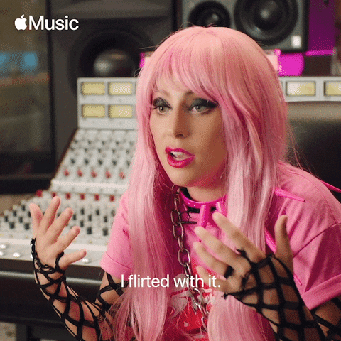 Lady Gaga Flirt GIF by Apple Music