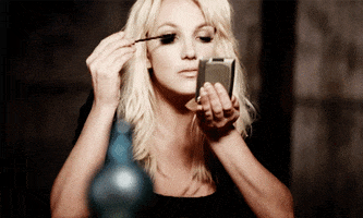 britney spears makeup GIF