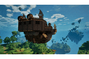 Travel Floating GIF by VestGames