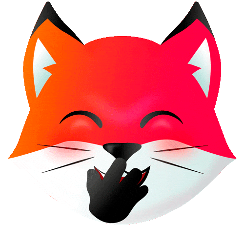 Fox Hihi Sticker by Mobdev_redes